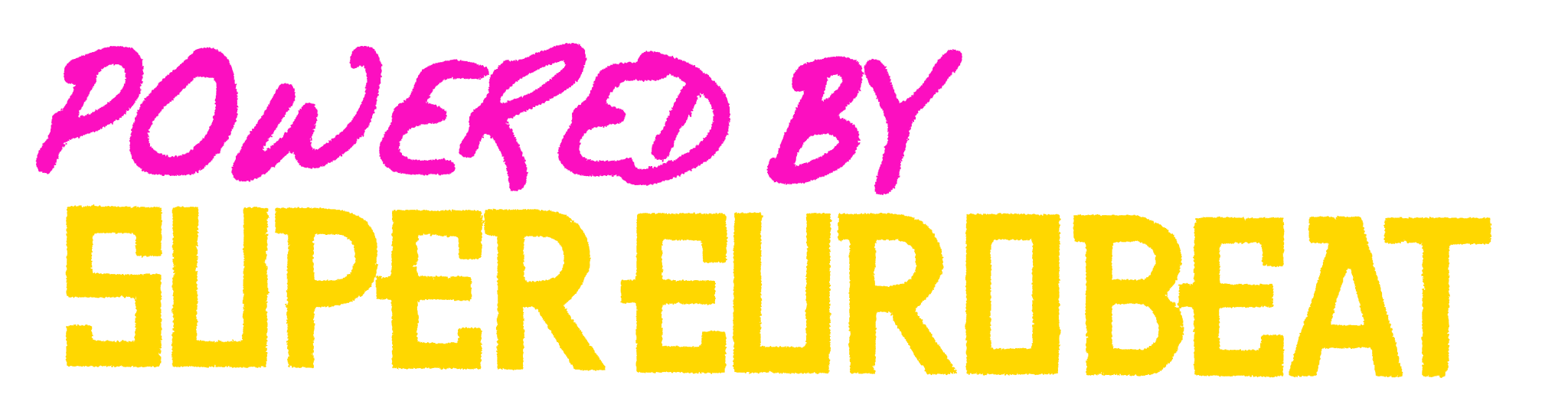 powered by 'super eurobeat' logo